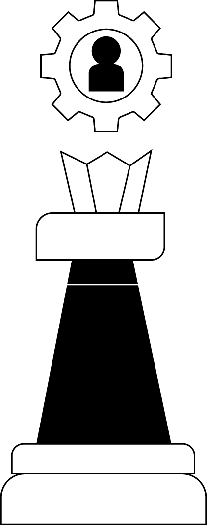 Brand Strategy and Identity Development Icon - logo, messaging, and positioning