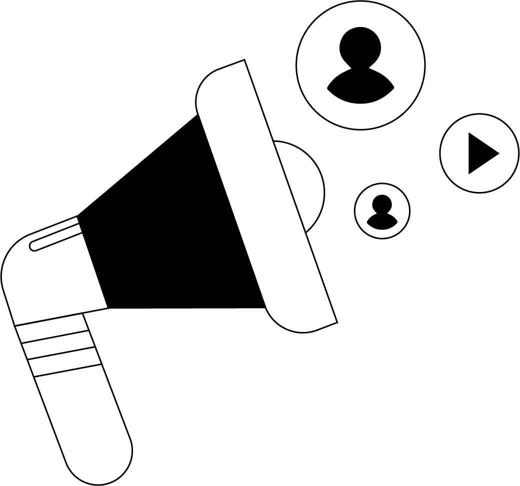 Public Relations and Media Outreach Icon - PR strategy and media coverage